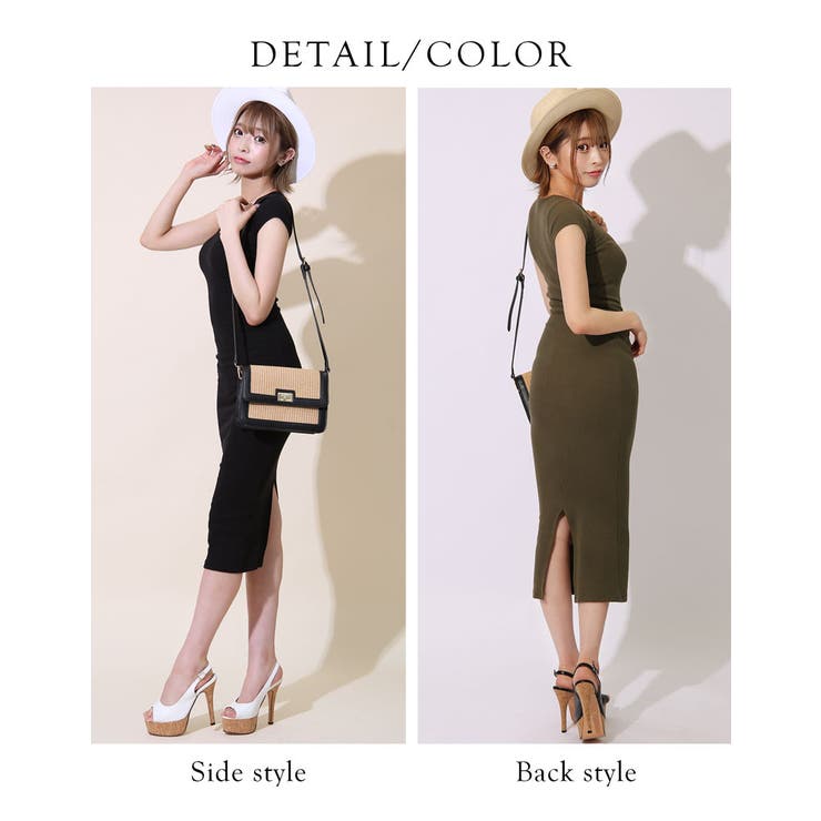 リブ ワンピース 半袖 品番 qw Black Queen ブラッククイーン のレディースファッション通販 Shoplist ショップリスト