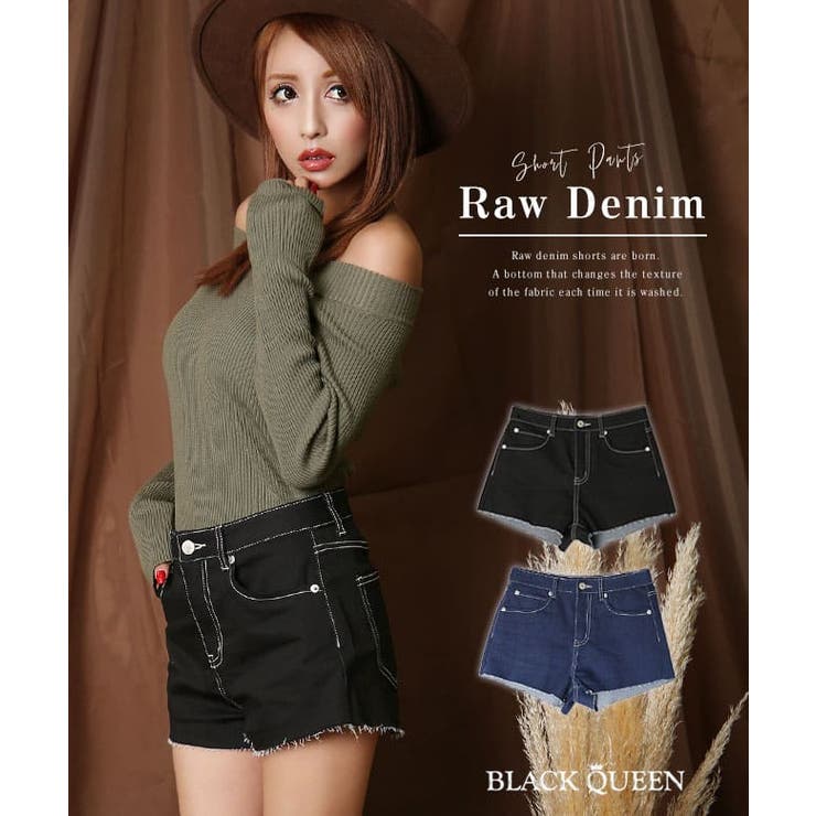 ギャル ショートパンツ レディース[品番：BCQW1875433]｜BLACK
