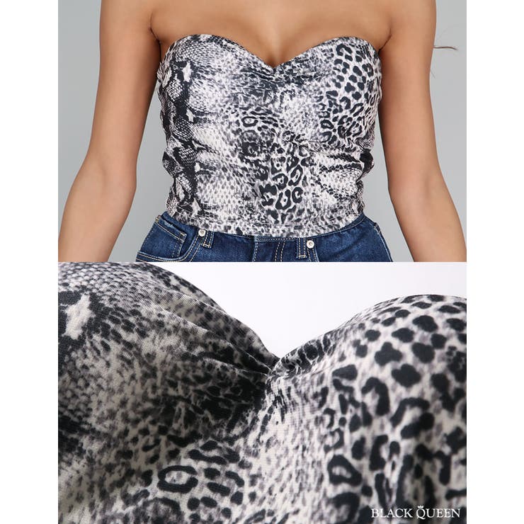 【d.i.a】ヒョウ柄チューブトップ 楽天市場】ヒョウ 柄 チューブ トップの通販