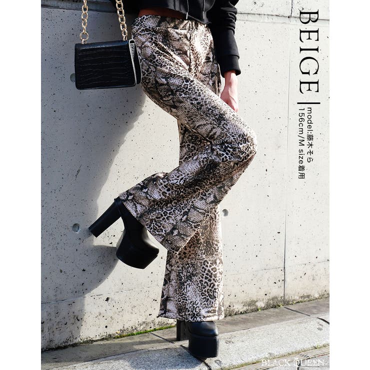 ギャル フレアパンツ パンツ[品番：BCQW1875458]｜BLACK QUEEN （ブラッククイーン  ）のレディースファッション通販｜SHOPLIST（ショップリスト）