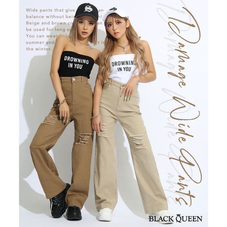 【SALE！30%OFF】コメンスメント Commencement ワイドパンツ T/C wide pants ベージュ ブラウン ネイビー ブラック レディース C-0530123 cpn94