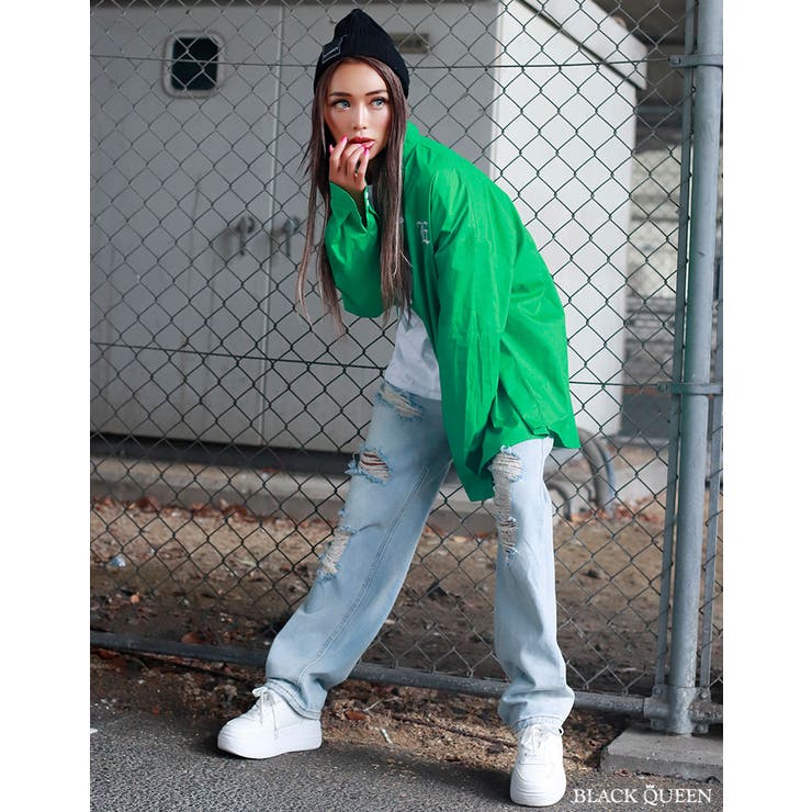 刺繍カラーシャツ【藤木そら着用】mavily | BLACK QUEEN  | 詳細画像5 