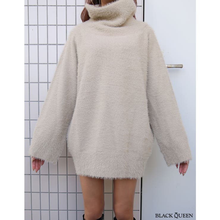 オフショルニットワンピース【ちゃんかお着用】mavily[品番