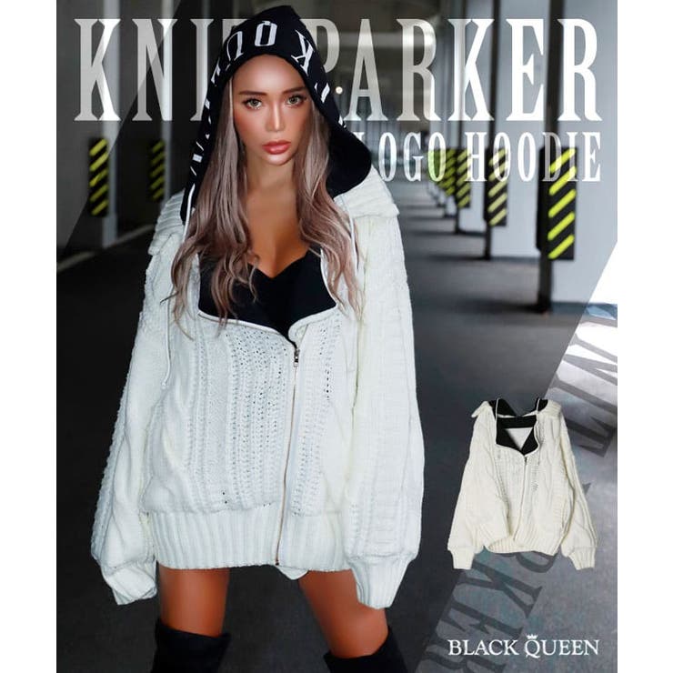 フォクシー　ニットパーカー　スクリプト　2way ブラック✖️白 楽天市場】【フォクシー】Foxey ニットパーカー フォックスファー