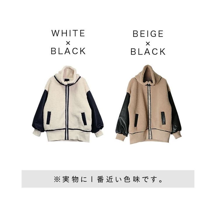 RE ARRIVAL/再入荷 バイカラーB-3ジャケット【藤木そら/ちゃんかお着用】mavily ジャケット・アウター