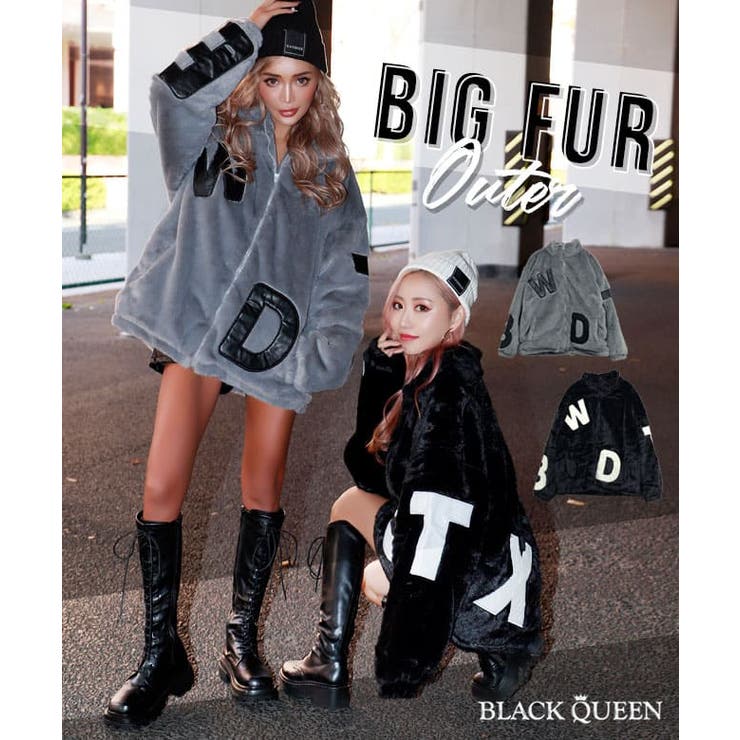 BLACK QUEENフード付きスタジャン ブラック BLACK QUEENフード付きスタジャン ブラック BLACK QUEENフード