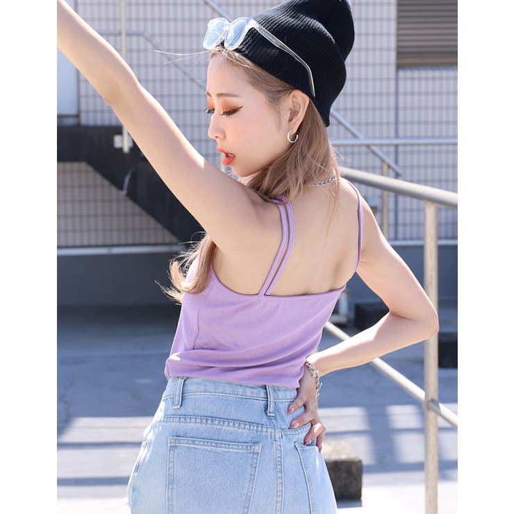 タグ付きPOLOキャミ カップ付きキャミソール【ちゃんかお着用】mavily[品番