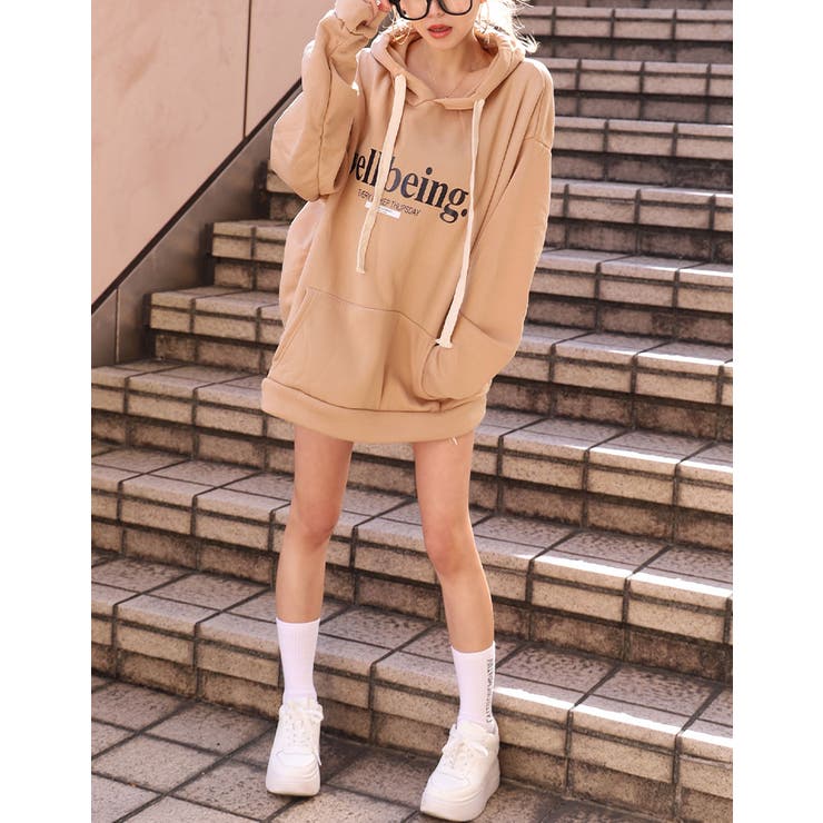 ロゴ入りフーディー パーカー【ちゃんかお着用】kegy[品番