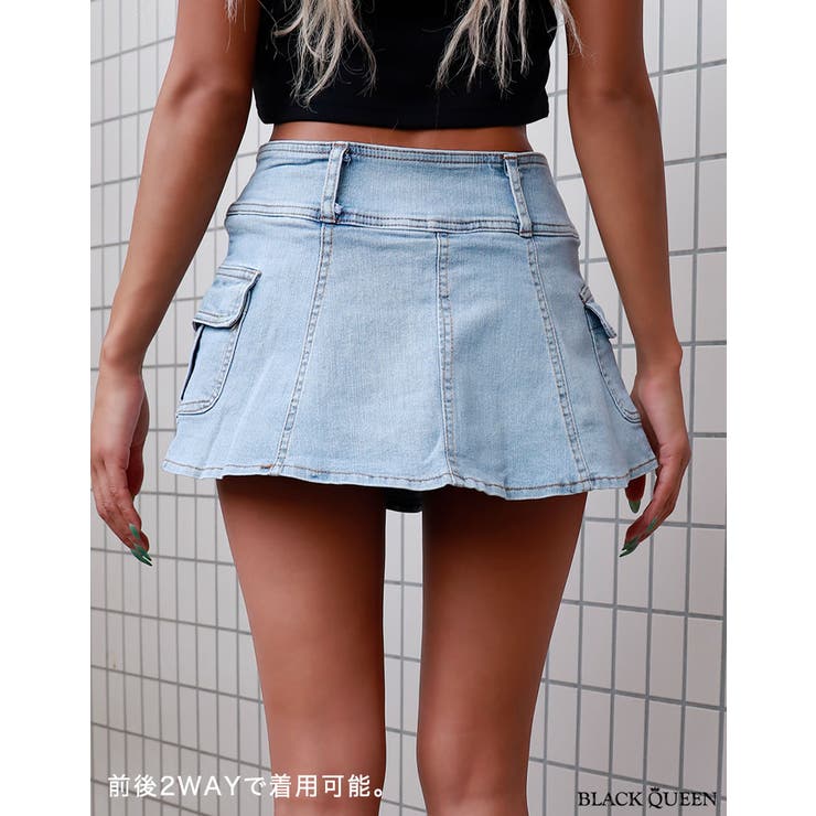 LGB マイクロミニスカート y2k kmrii ifsixwasnine マイクロミニスカパン【藤木そら着用】grady[品番：BCQW1876088