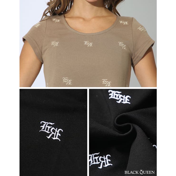 総ロゴ裏毛トップス【藤木そら/浜崎翼 着用】mavily | BLACK QUEEN  | 詳細画像15 