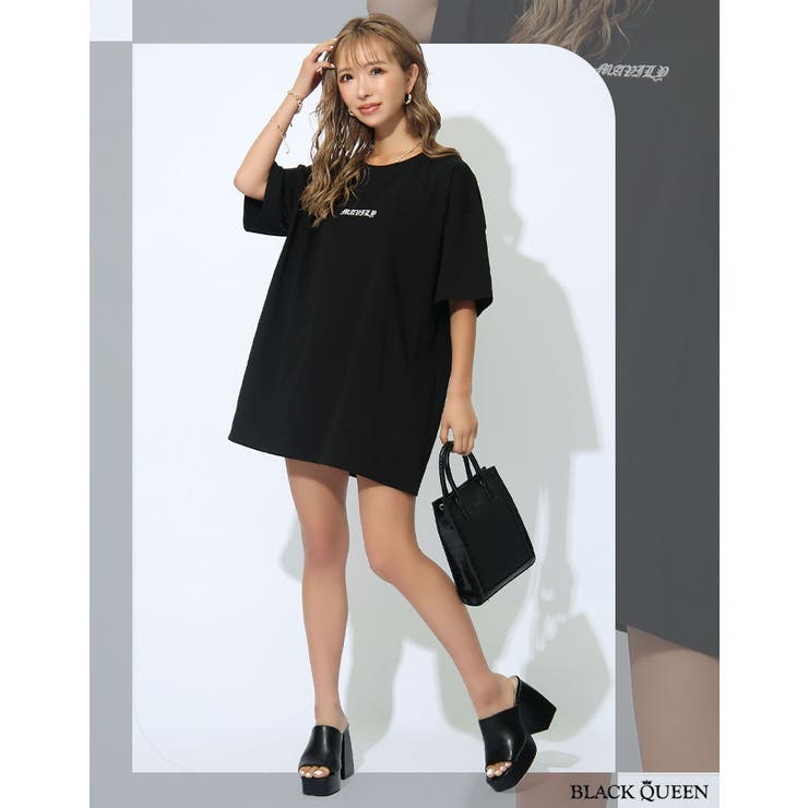 ロゴ入りBIGTシャツ【藤木そら/浜崎翼 着用】mavily[品番：BCQW1876028