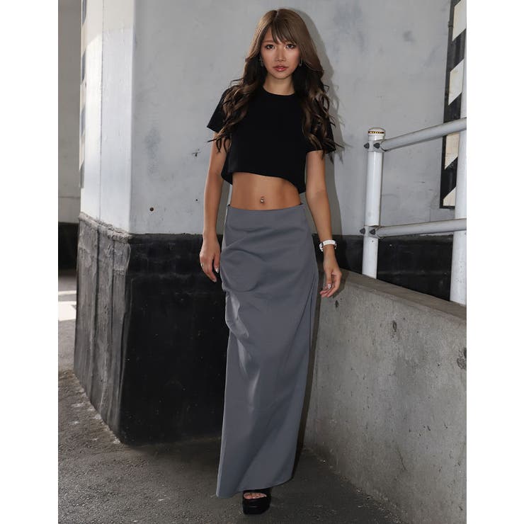サイドスリットロングスカート【ゆまち着用】grady[品番：BCQW1876445