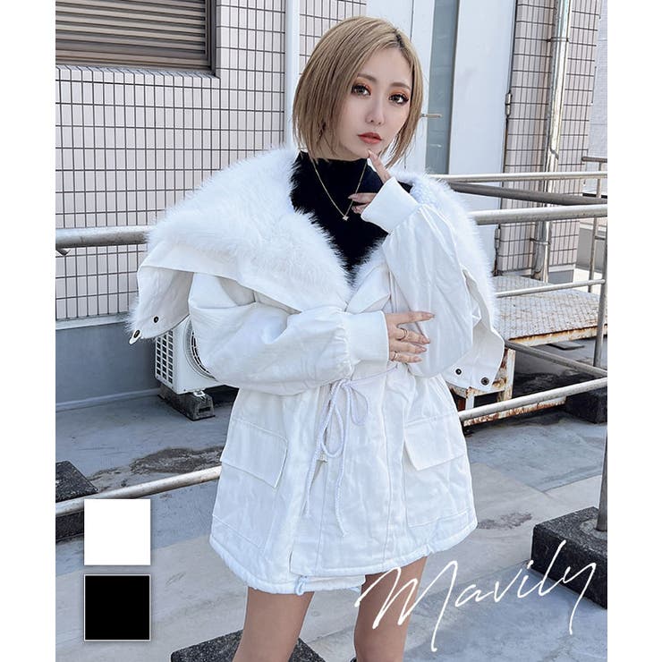 ボリュームファージャケット【藤木そら着用】mavily[品番：BCQW1876679 