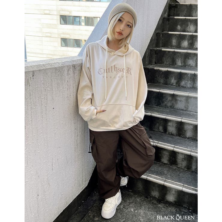 あみちゃんセレクト☆バックロゴパーカー【あみ着用】grady[品番