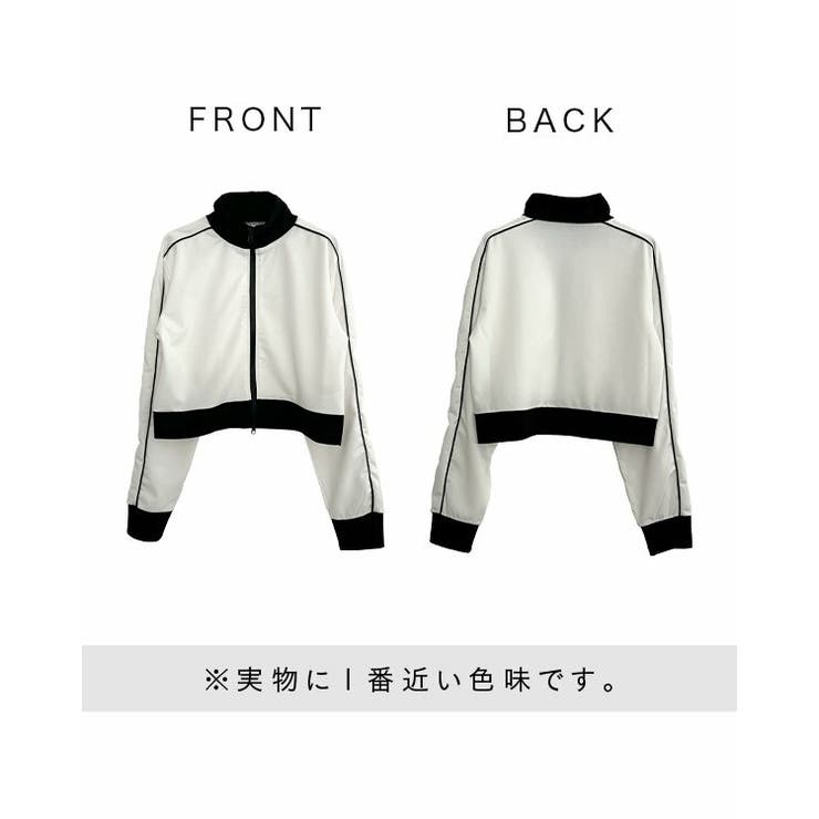 ショートトラックジャケット【ちゃんかお着用】mavily | BLACK QUEEN  | 詳細画像9 