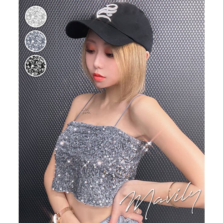 スパンコールトップス【ちゃんかお着用】[品番：BCQW1876755