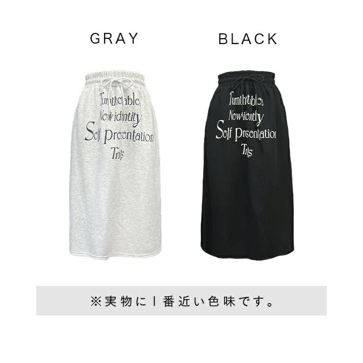 英字プリントロングスカート | BLACK QUEEN  | 詳細画像12 