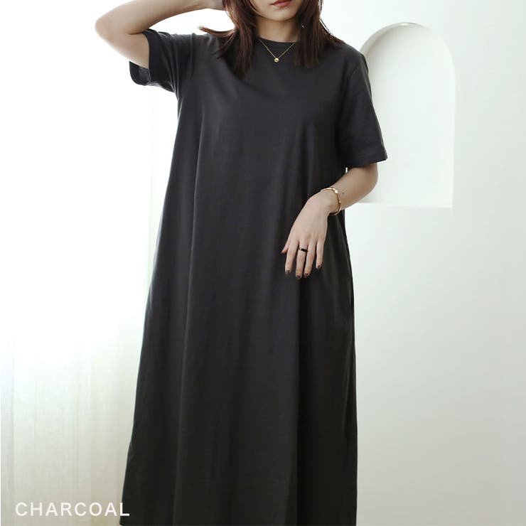 半袖ロングワンピース【2023S/S NEW】[品番：BCQW1876239]｜NOAHL  