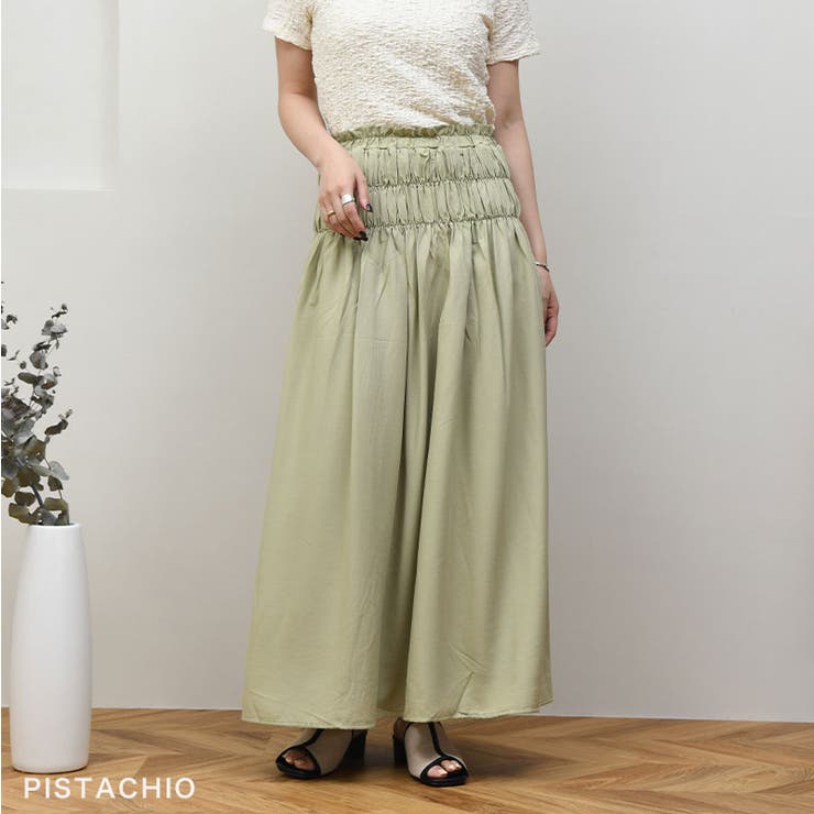 ギャザーフレアロングスカート【2023S/S NEW】 | NOAHL | 詳細画像7 