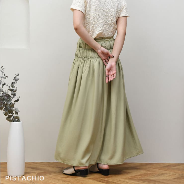 ギャザーフレアロングスカート【2023S/S NEW】 | NOAHL | 詳細画像9 