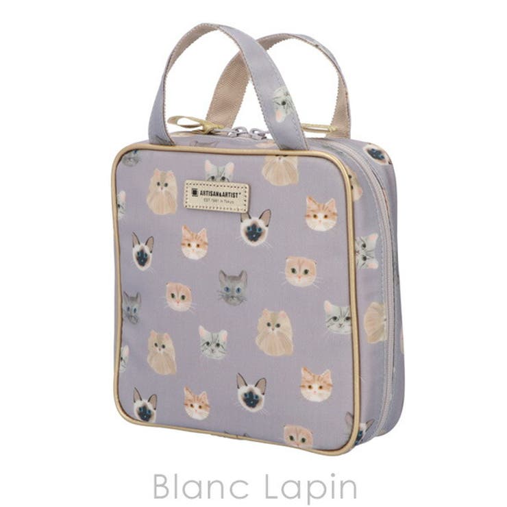 アルティザン＆アーティスト タテ型収納のスクエアポーチ 5WP | BLANC LAPIN | 詳細画像1 