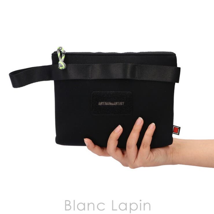 アルティザン＆アーティスト ループ付き薄マチポーチ ラージ | BLANC LAPIN | 詳細画像2 