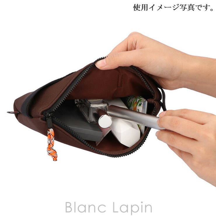 アルティザン＆アーティスト ループ付き薄マチポーチ ラージ | BLANC LAPIN | 詳細画像8 