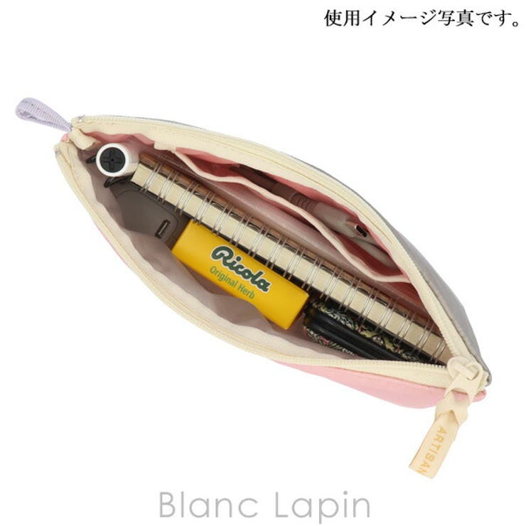 アルティザン＆アーティスト ループ付き薄マチポーチ ラージ | BLANC LAPIN | 詳細画像7 