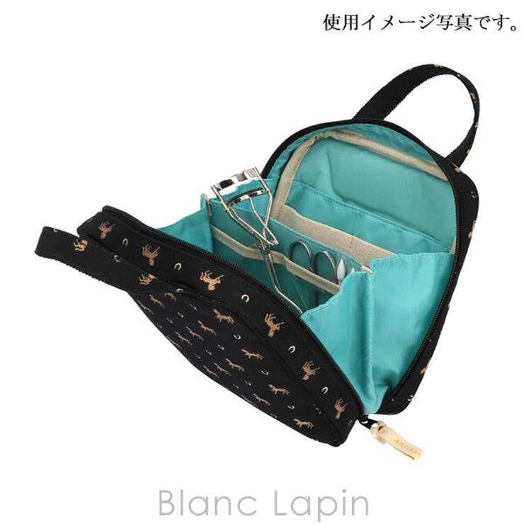 アルティザン＆アーティスト タテ型収納のスクエアポーチ 6WP | BLANC LAPIN | 詳細画像12 