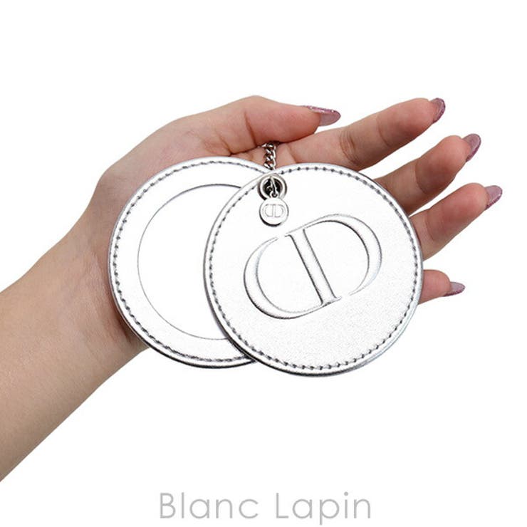 美品　Dior　ディオール　チャーム　カナージュ　シルバー　ミラー