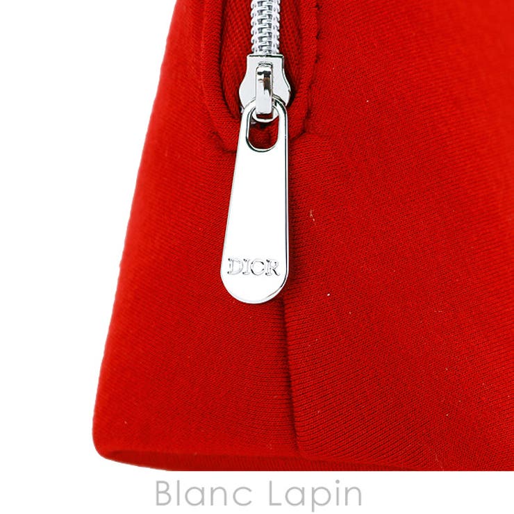 DIOR／レッドロゴホワイトキャンバスポーチ ノベルティ