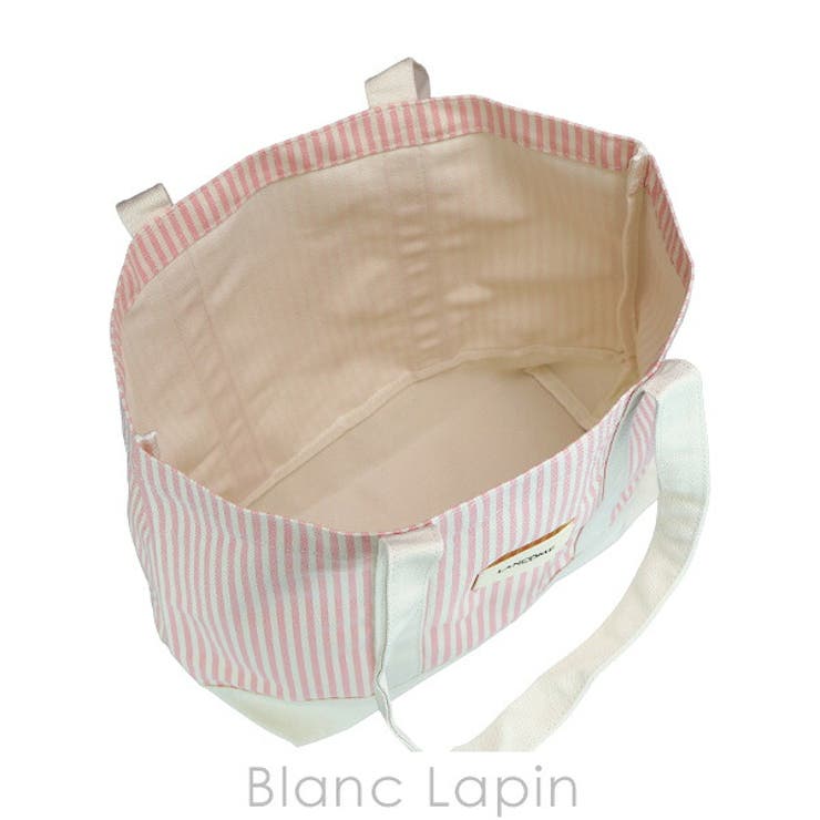 ランコム トートバッグ ピンクストライプ | BLANC LAPIN | 詳細画像3 