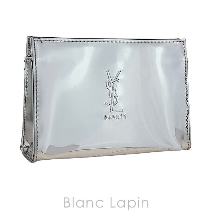 ひろみ★シルバーポーチ★ イヴサンローラン コスメポーチ #シルバー[品番：BLAE0025564]｜BLANC