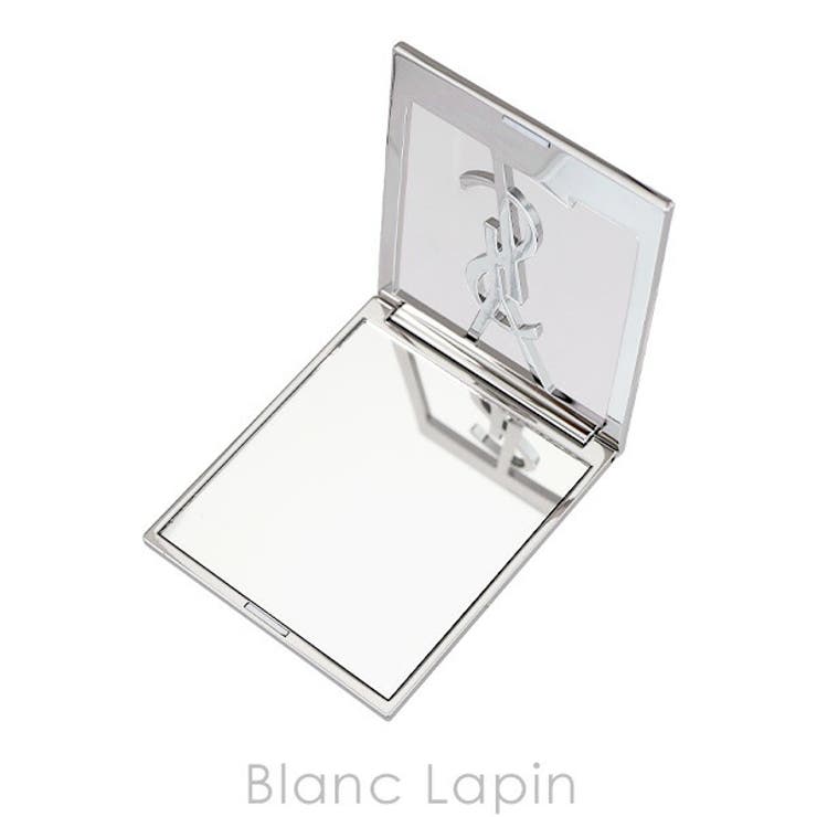 美品　イヴサンローランYSL　シルバー　MADE IN FRANCE　レディース イヴサンローラン YSLロゴミラー #シルバー[品番：BLAE0025217]｜BLANC