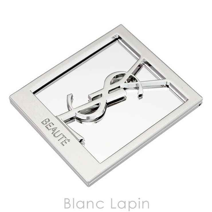 美品　イヴサンローランYSL　シルバー　MADE IN FRANCE　レディース イヴサンローラン YSLロゴミラー #シルバー[品番：BLAE0025217]｜BLANC