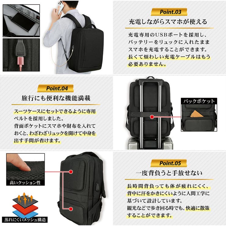 リュックサック 22l 大容量 品番 Aetb Blue Sincere ブルーシンシア のメンズファッション通販 Shoplist ショップリスト