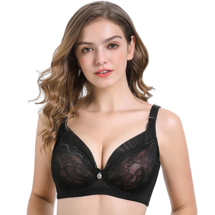 ブラック | ブラジャー 大きいサイズ ブラ | Blue style