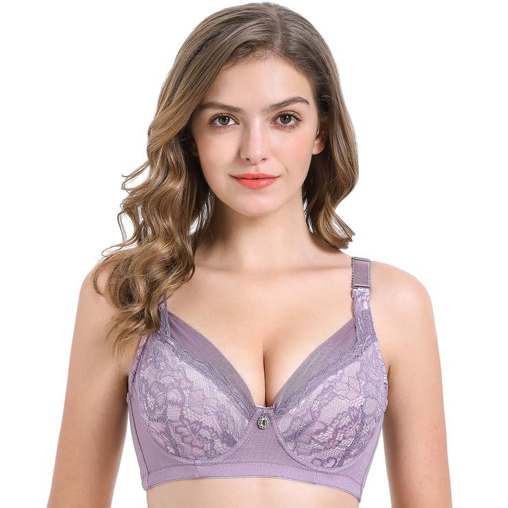 パープル | ブラジャー 大きいサイズ ブラ | Blue style