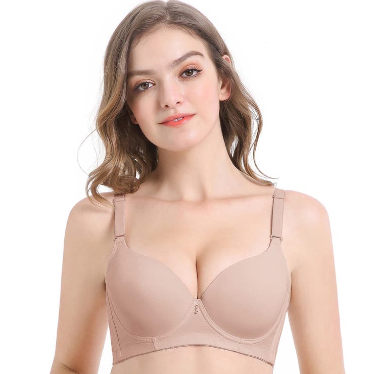 ベージュ | ブラジャー シームレスブラ 大きいサイズ | Blue style