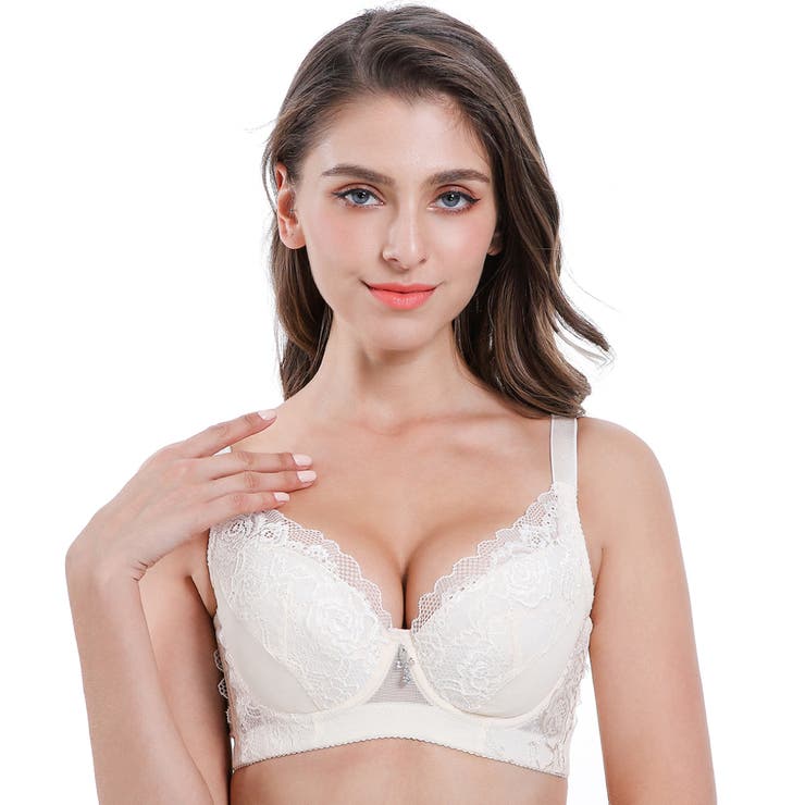 ベージュ | ブラジャー 大きいサイズ 脇高 | Blue style