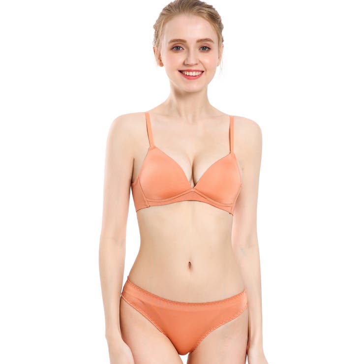 オレンジ | ブラジャー ショーツ セット | Blue style