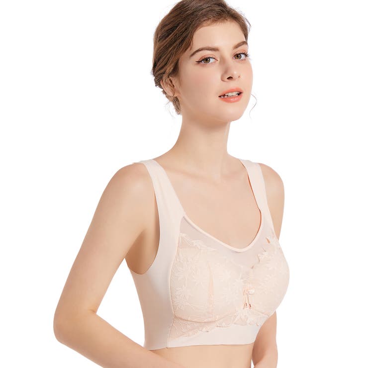 胸を小さく見せるブラ ノンワイヤー ナイトブラ | Blue style | 詳細画像9 