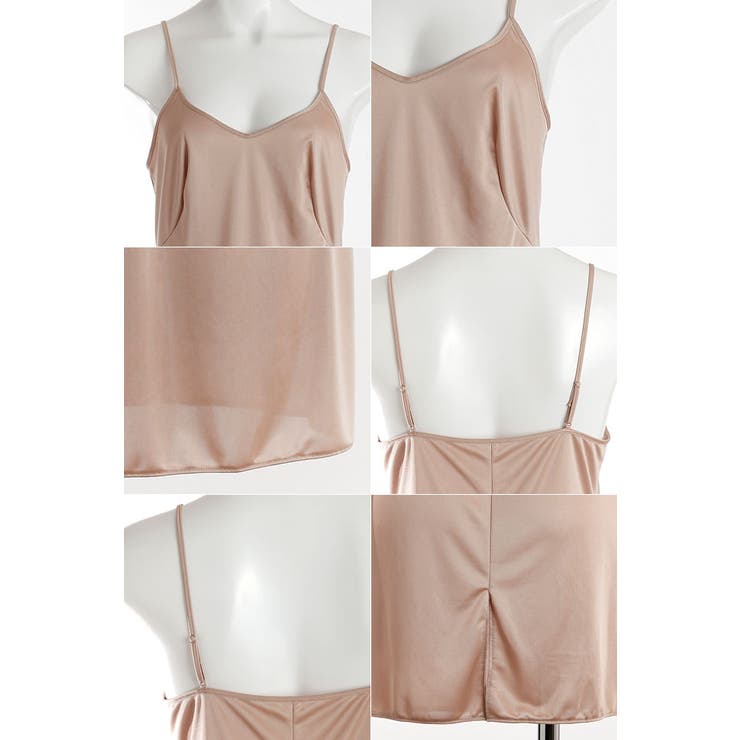 ドレープ性の溢れるシルキーでスムージーな最高級スムース地のノンレーススリップ | 神戸発ランジェリーショップ bon-KOBE  | 詳細画像2 