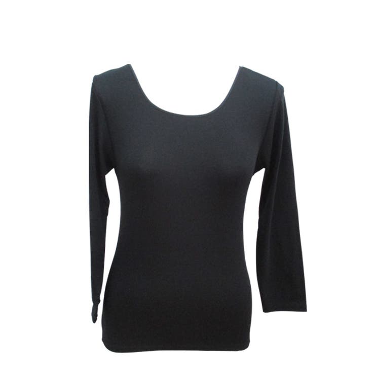 ブラック | 【Bon Revaire】【日本製】100双綿フライス生地仕様の人気インナーシリ… | 神戸発ランジェリーショップ bon-KOBE 