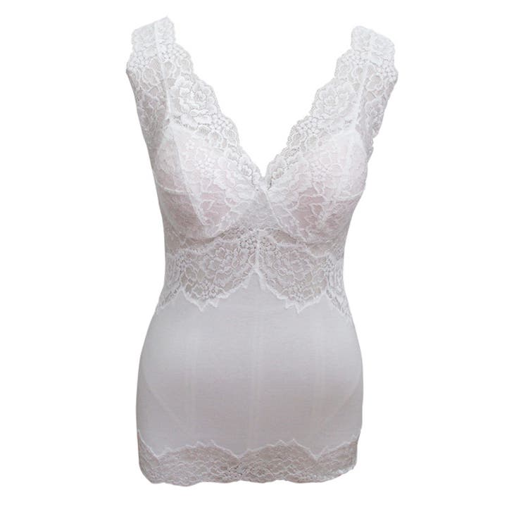 オフホワイト | 【BonRevaire】【日本製】100双綿フライス生地仕様の人気インナーシリー… | 神戸発ランジェリーショップ bon-KOBE 