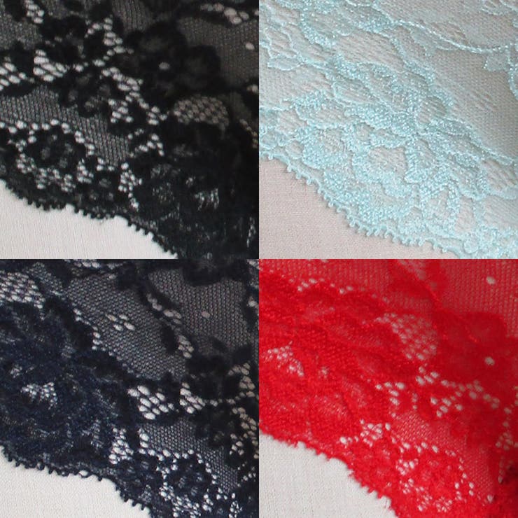 【Bon Revaire】【日本製】ソフトで肌触りが優しい花柄ストレッチレースシ… | 神戸発ランジェリーショップ bon-KOBE  | 詳細画像3 