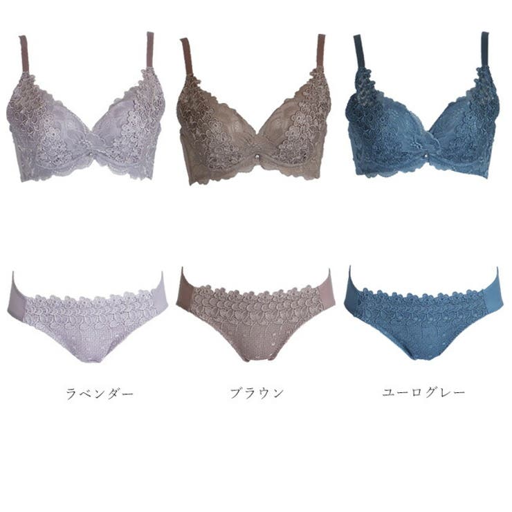 モノトーンカシュクールブラショーツセット