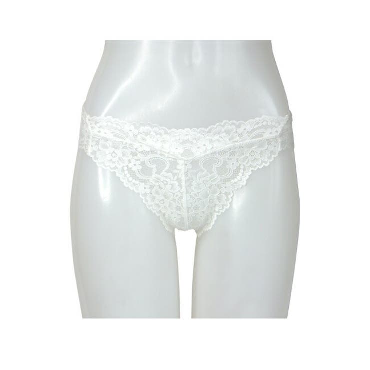 【REVEC】ソフトで肌触りが優しい花柄ストレッチレース シリーズ Tバックショ… | 神戸発ランジェリーショップ bon-KOBE  | 詳細画像4 