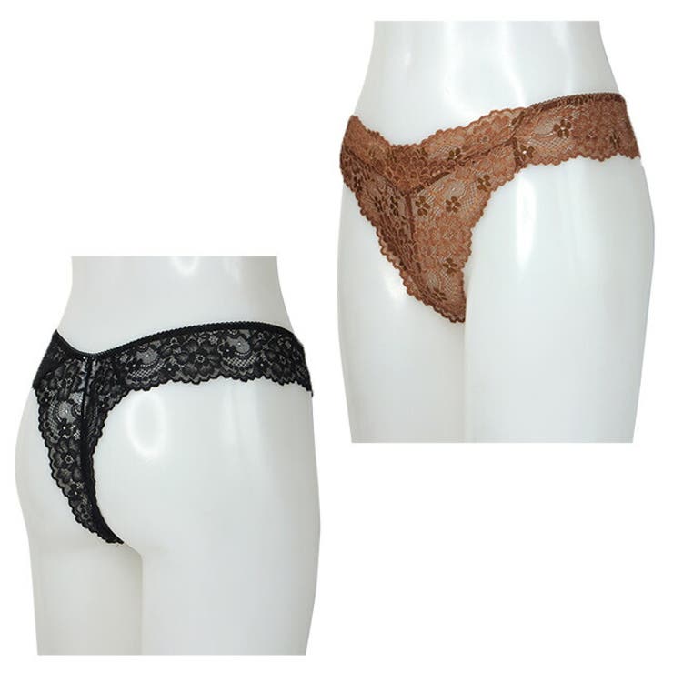 【REVEC】ソフトで肌触りが優しい花柄ストレッチレース シリーズ Tバックショ… | 神戸発ランジェリーショップ bon-KOBE  | 詳細画像12 