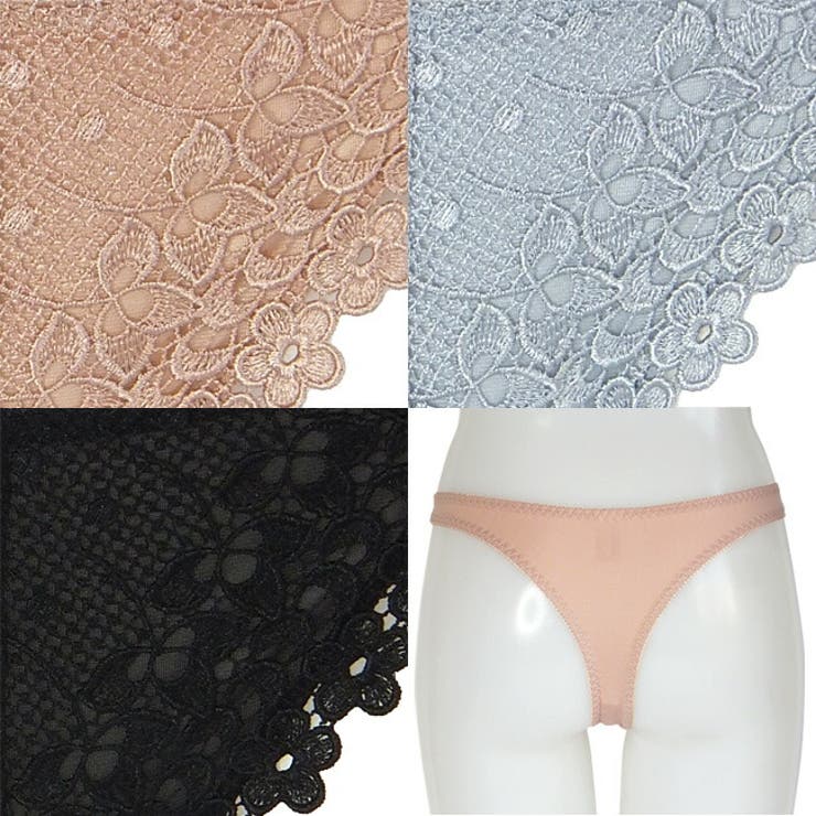 モノトーンカシュクールTバックショーツ | 神戸発ランジェリーショップ bon-KOBE  | 詳細画像4 